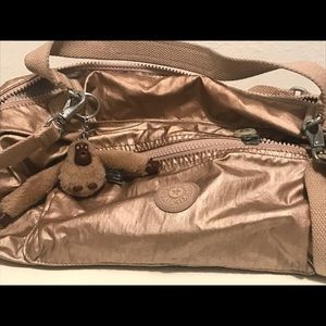 Kipling gold bag
